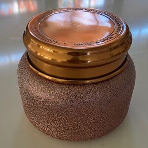 Anthropologie Copper Tinsel & Spice Candle Jar